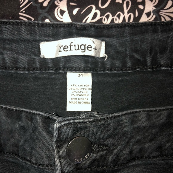 Charlotte Russe Dark Denim Studded Jeans - Picture 5 of 6